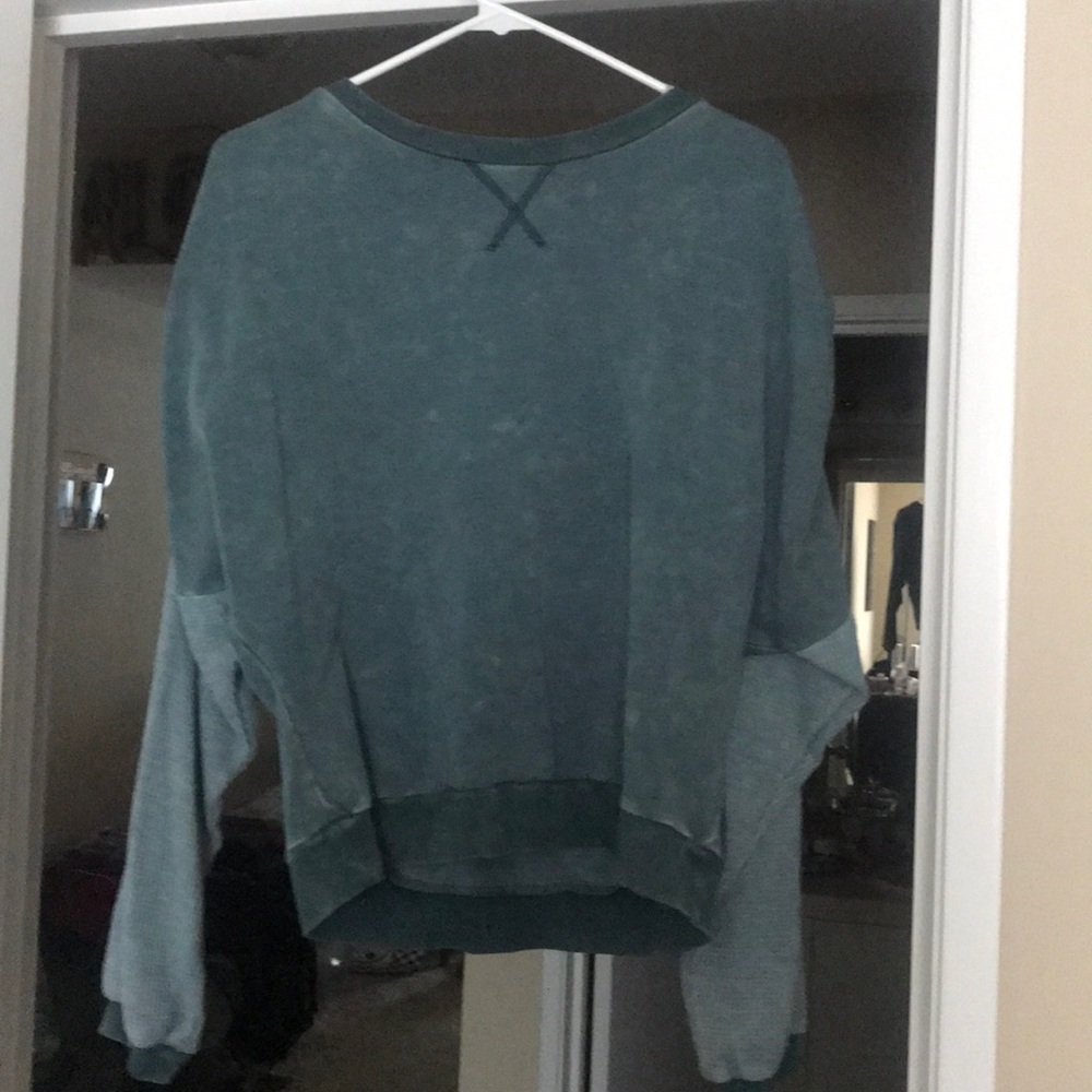 Pieced Buckle sweater